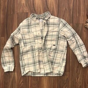 Zara Plaid Shirt Jacket